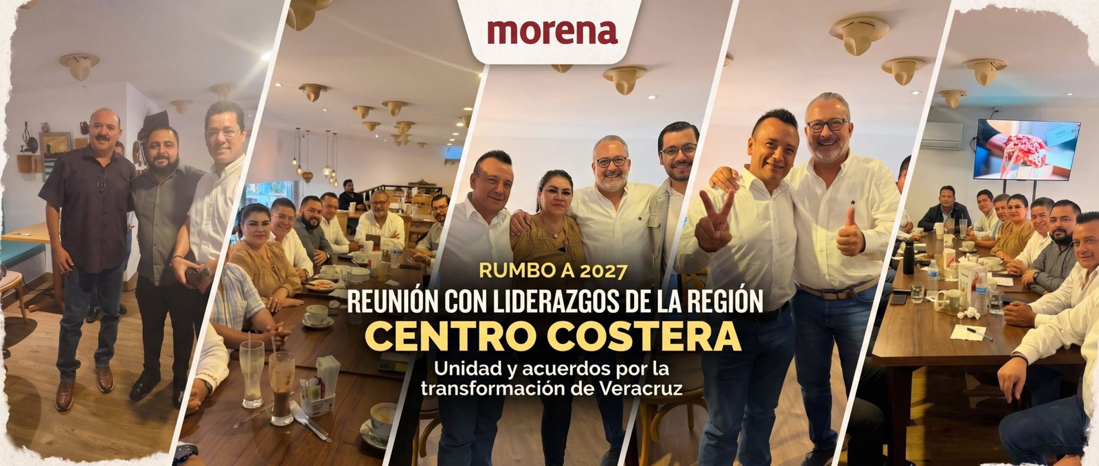Rumbo a 2027: Liderazgos de la zona centro costera tejen acuerdos de unidad para fortalecer el proyecto regional