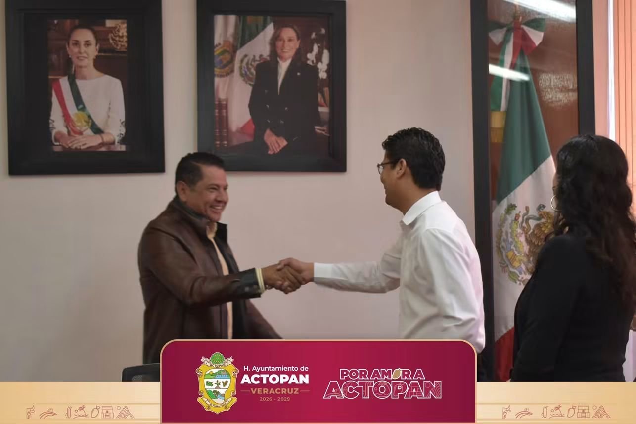 Lalo Utrera firma Convenio entre Actopan e ICATVER priorizando capacitación laboral y emprendimiento local