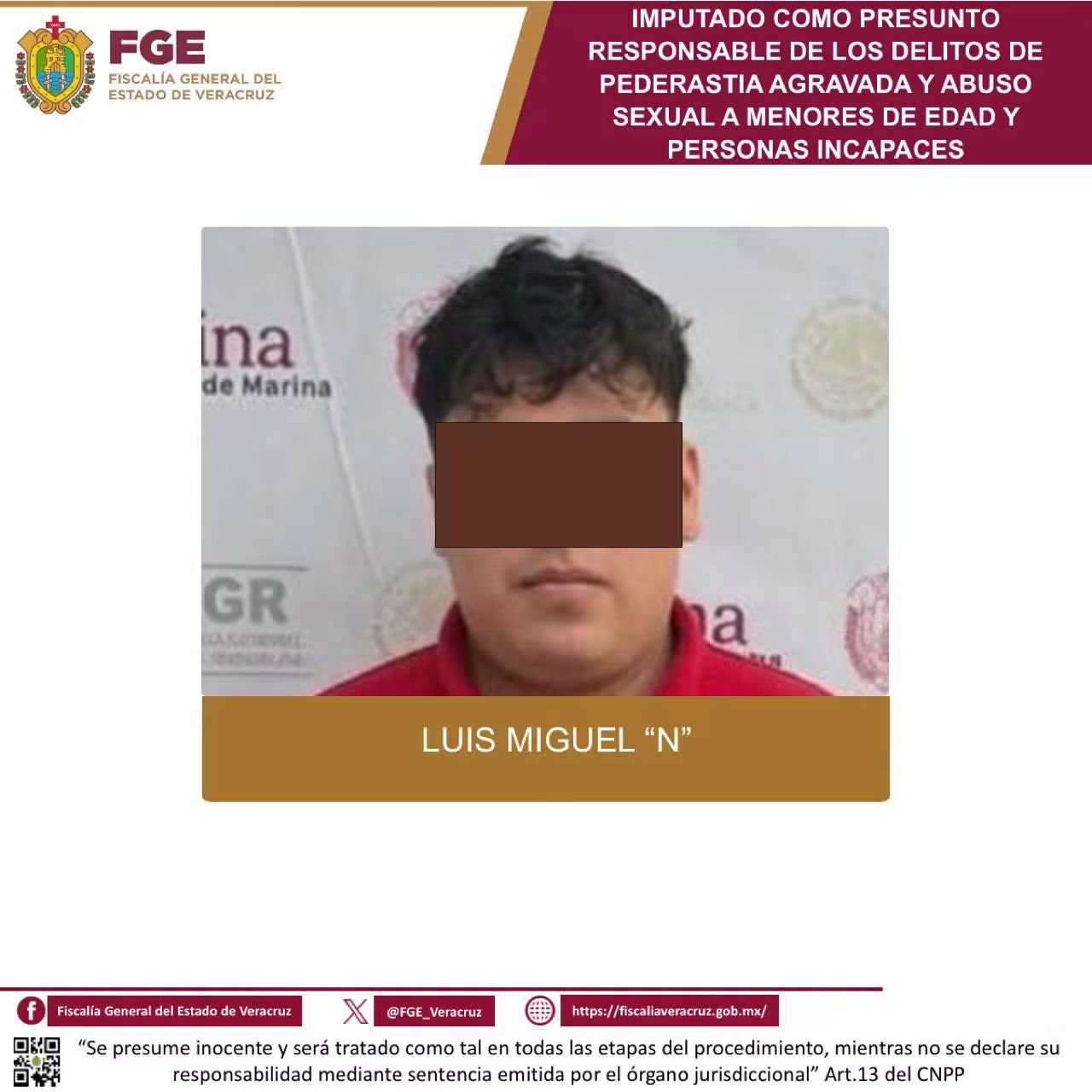 𝗣𝗿𝗲𝘀𝘂𝗻𝘁𝗼 𝗮𝗴𝗿𝗲𝘀𝗼𝗿 𝘀𝗲𝘅𝘂𝗮𝗹 𝗲𝗻 𝗫𝗮𝗹𝗮𝗽𝗮 𝗾𝘂𝗲𝗱𝗮 𝗲𝗻 𝗽𝗿𝗶𝘀𝗶𝗼́𝗻 𝗽𝗿𝗲𝘃𝗲𝗻𝘁𝗶𝘃𝗮 𝗼𝗳𝗶𝗰𝗶𝗼𝘀𝗮