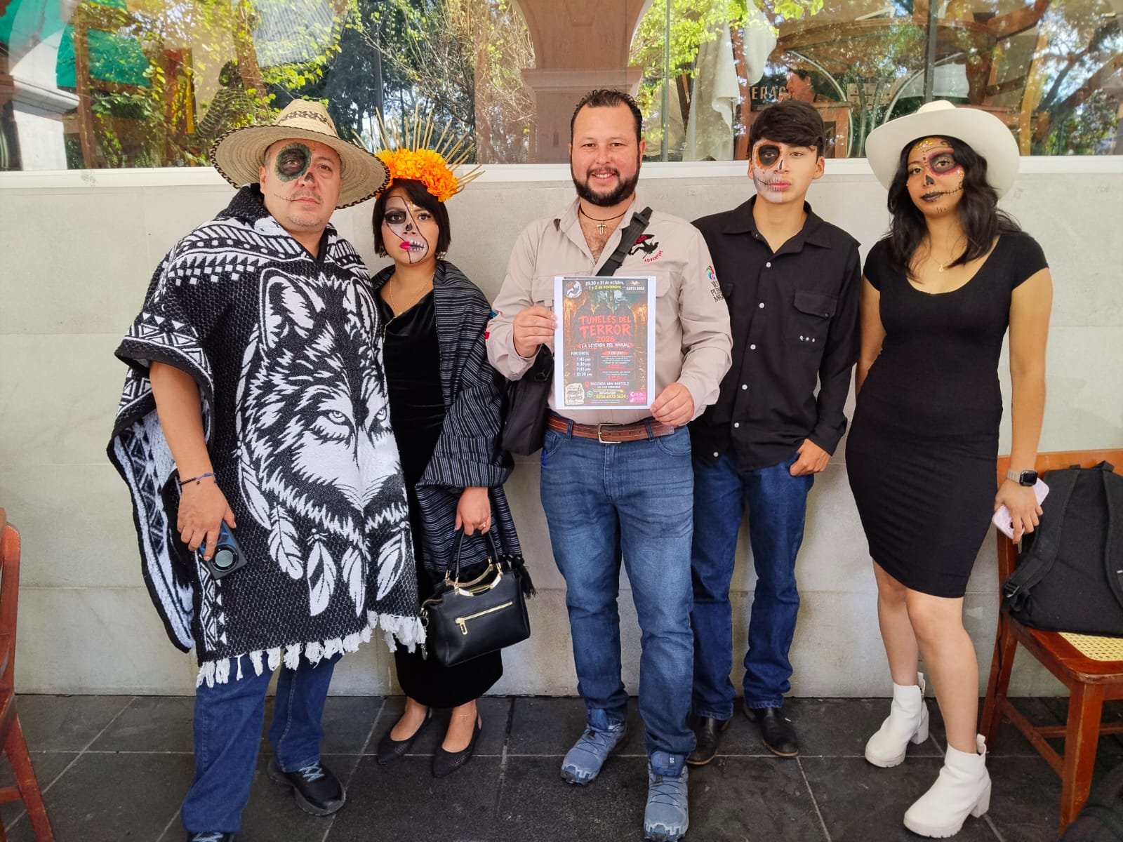 Invitan a participar en el espectáculo nocturno Túneles del Terror en la Hacienda San Bartolo en Xico