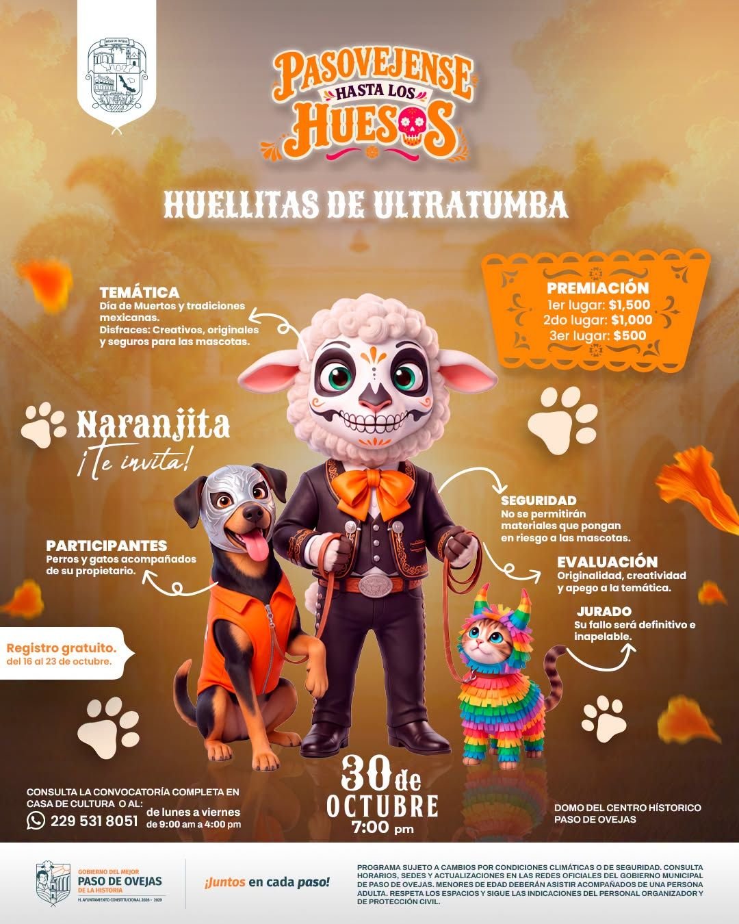 Impulsa alcalde Uriel Peralta las tradiciones con “Pasovejense hasta los Huesos”