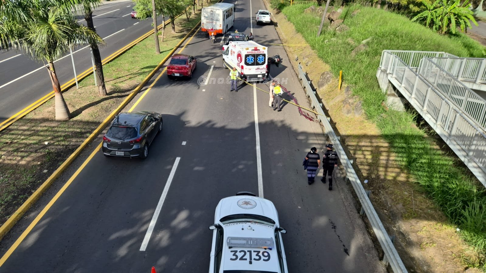 Motociclista murió tras percance cuando circulaba por la carretera Xalapa – Veracruz*