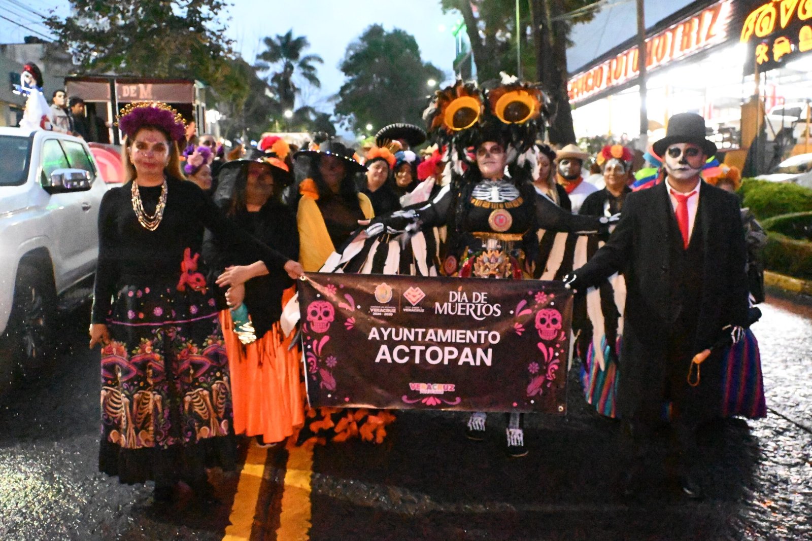 Actopan presente en el Desfile Mictlán de Gobierno del Estado en Xalapa