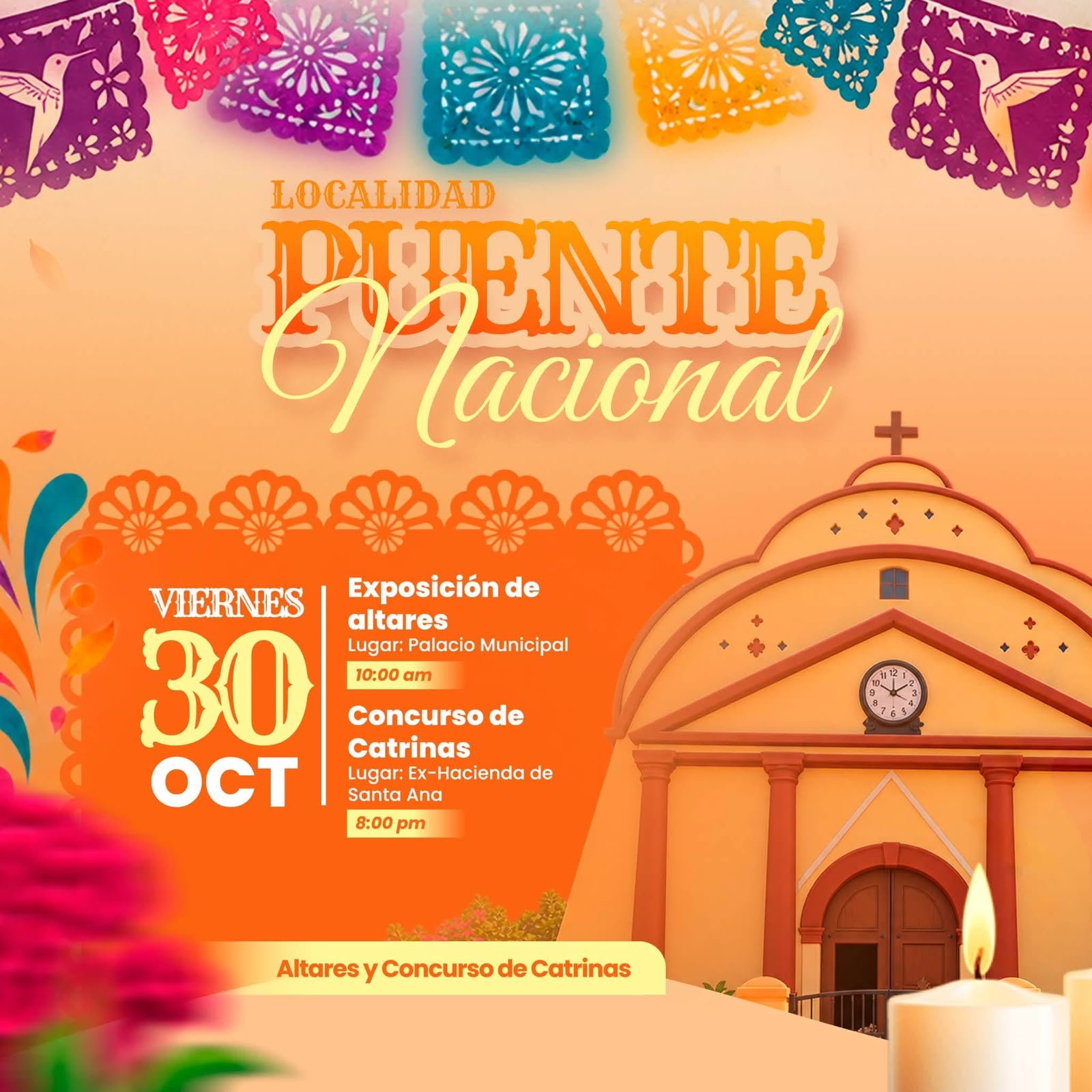 Invita Bibiana Báez a disfrutar las tradiciones de Día de Muertos en Puente Nacional